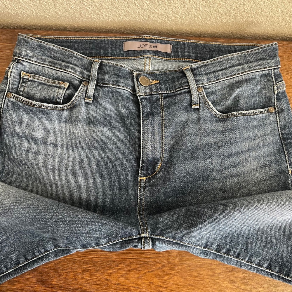 Joe's Jeans The Slim Straight Ankle Jeans Silver Lake Wash Blue Women's Size 29 - Picture 4 of 10
